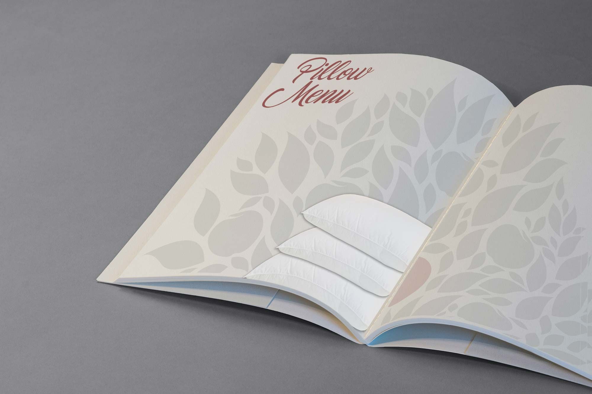 Hotel Manzanos - Pillow Menu