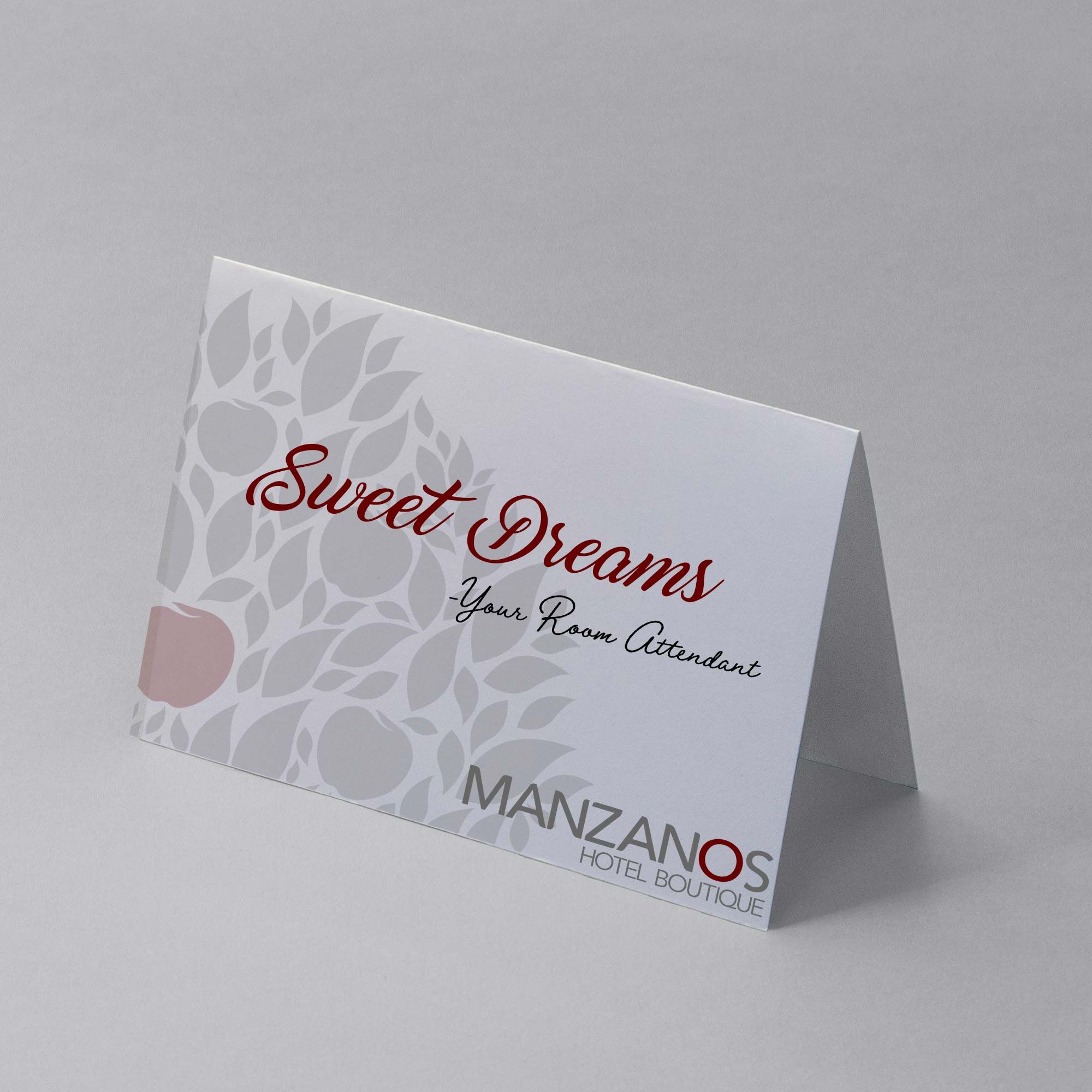 Hotel Manzanos - Tent Cards